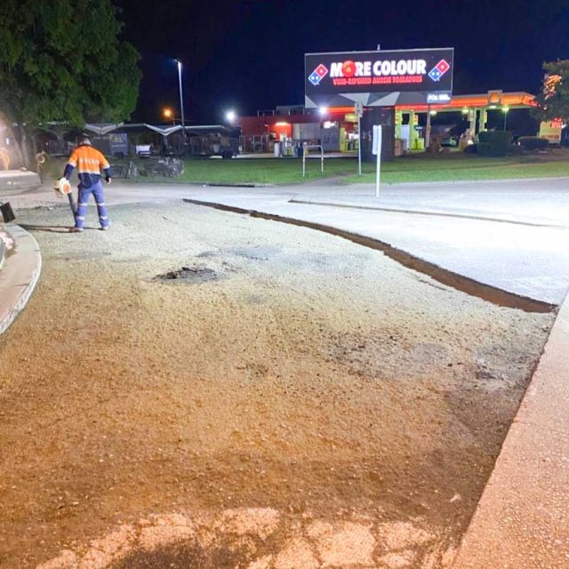 Willows Shopping Centre carpark resurfaced with new asphalt